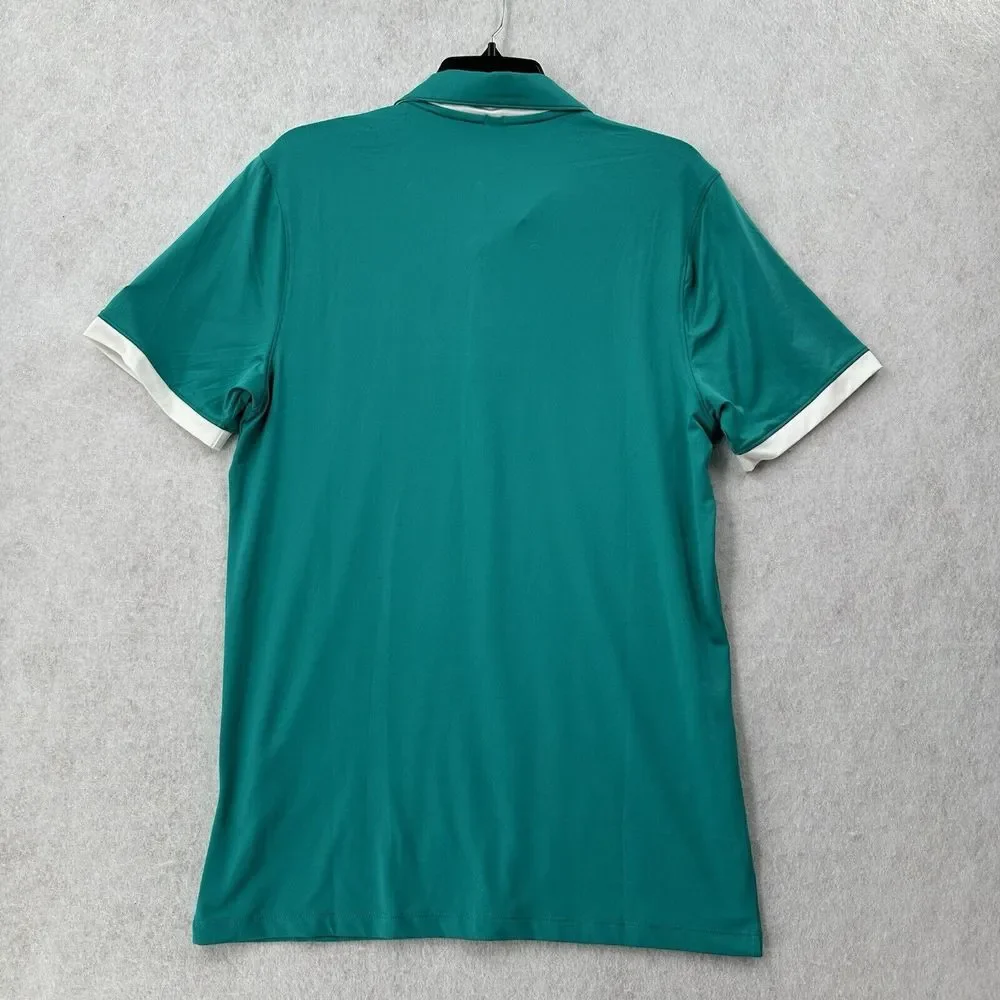 Nike Golf Icon Polo Shirt Mens SMALL‎ Teal Green 725524-352 Performance